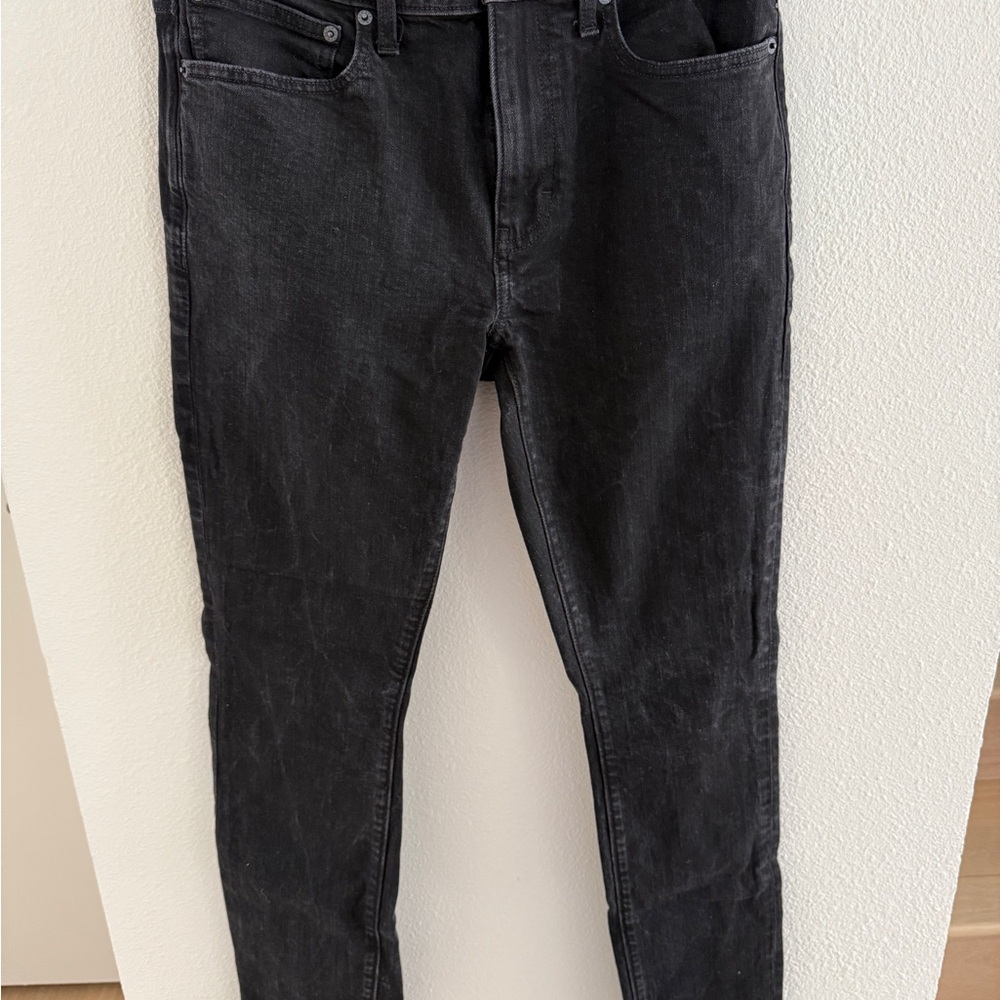 J. Crew Men's Dark Charcoal Skinny Jeans